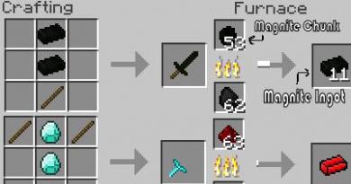 Cara membuat pedang di minecraft: resep dasar Cara membuat pedang di minecraft