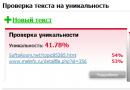 Сервіси перевірки тексту на унікальність